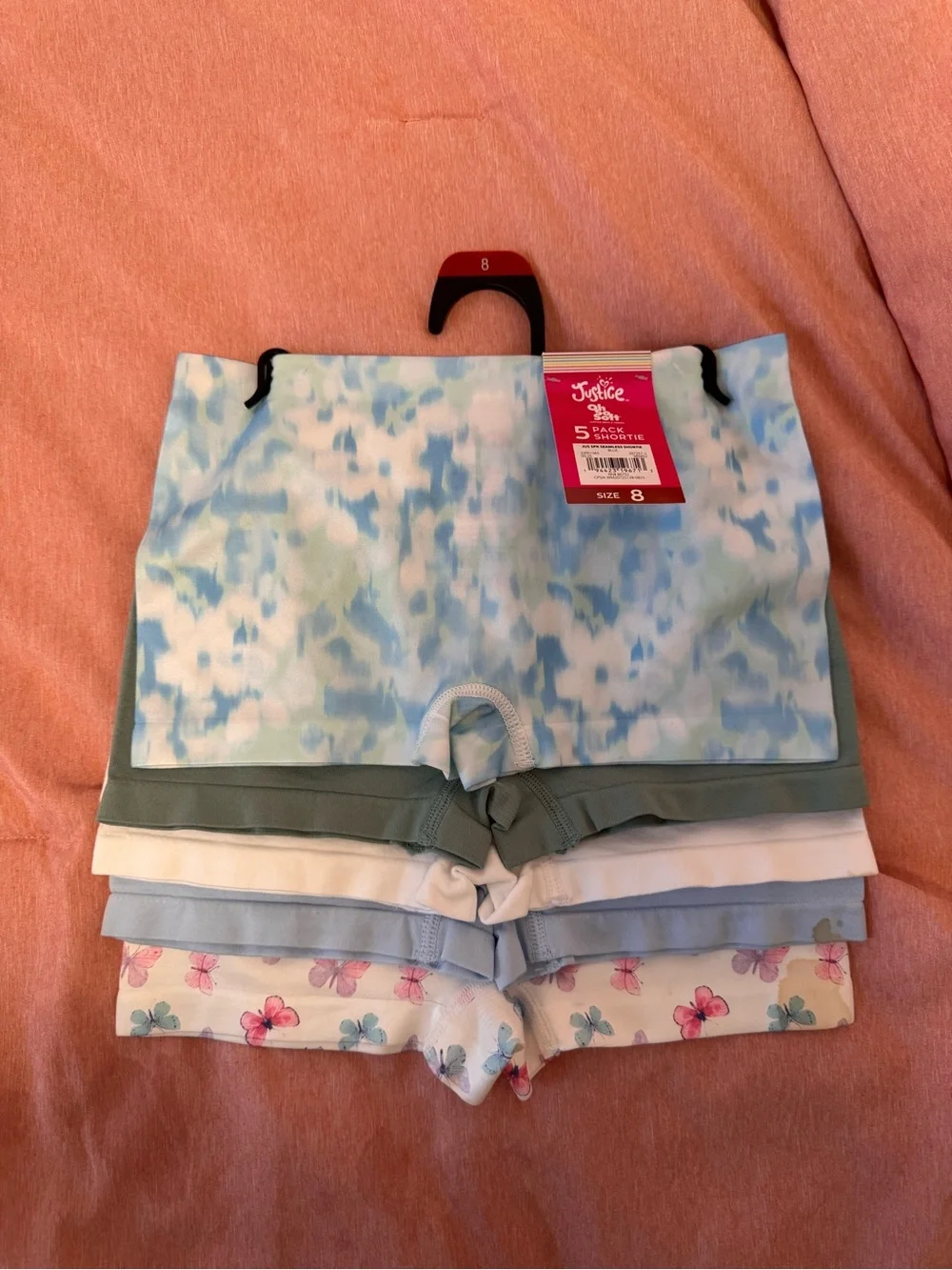 Kids Butterfly Print underwear - Blue/Pink